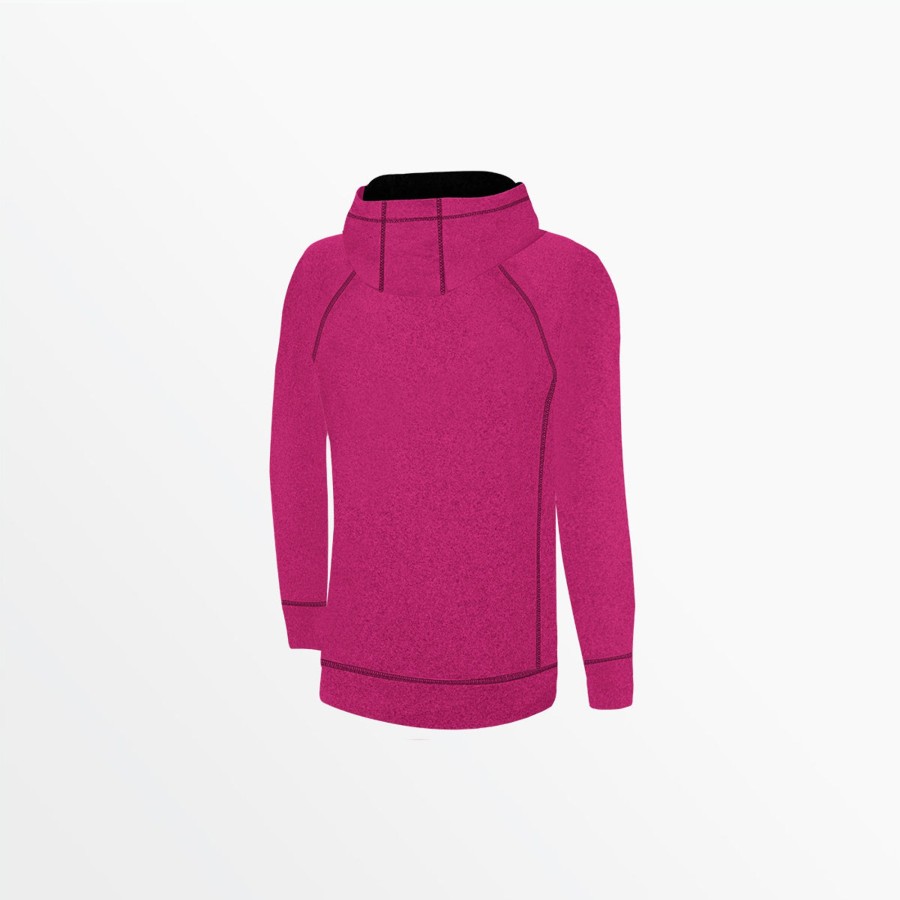 Jugend Capelli Sport | Essential Heather Kapuzenpullover Fur Madchen Mit Reisverschluss