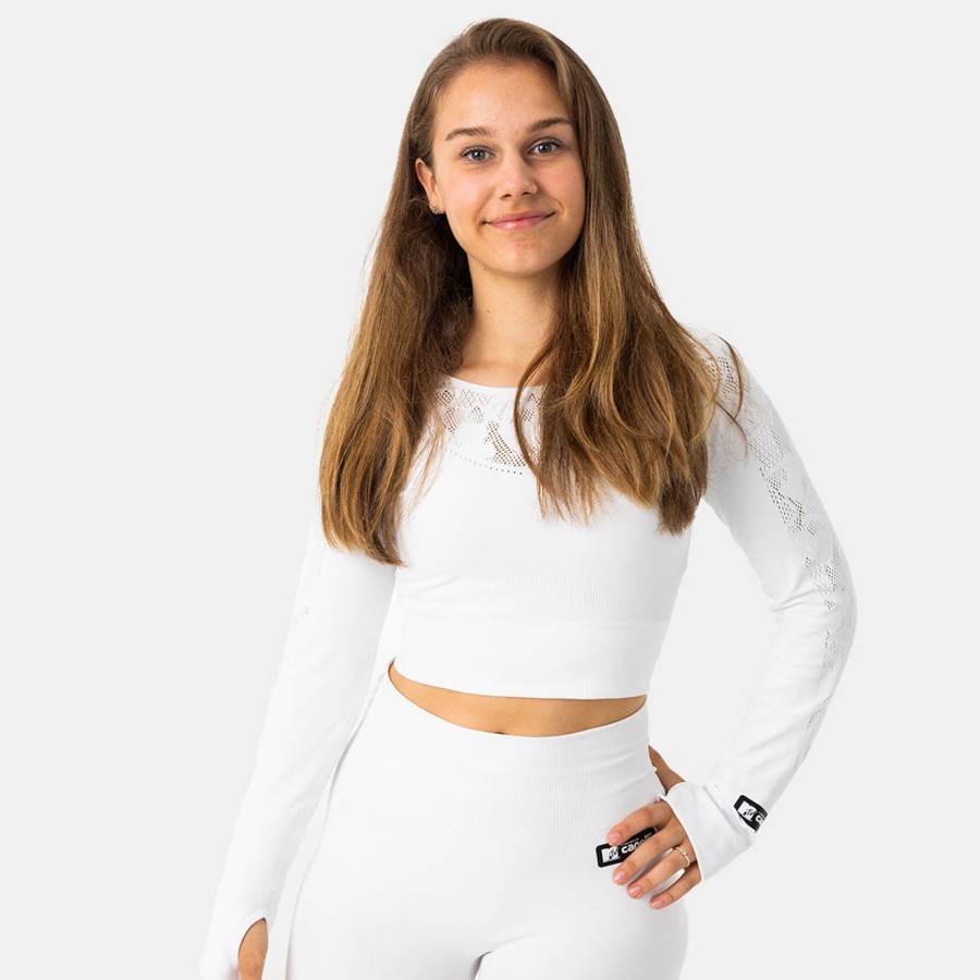 Frauen Capelli Sport | Sportliches Langarm-Crop Von Mtv Fur Damen