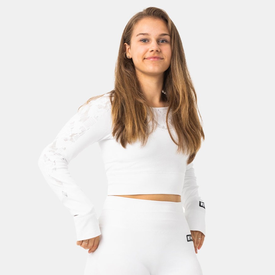 Frauen Capelli Sport | Sportliches Langarm-Crop Von Mtv Fur Damen