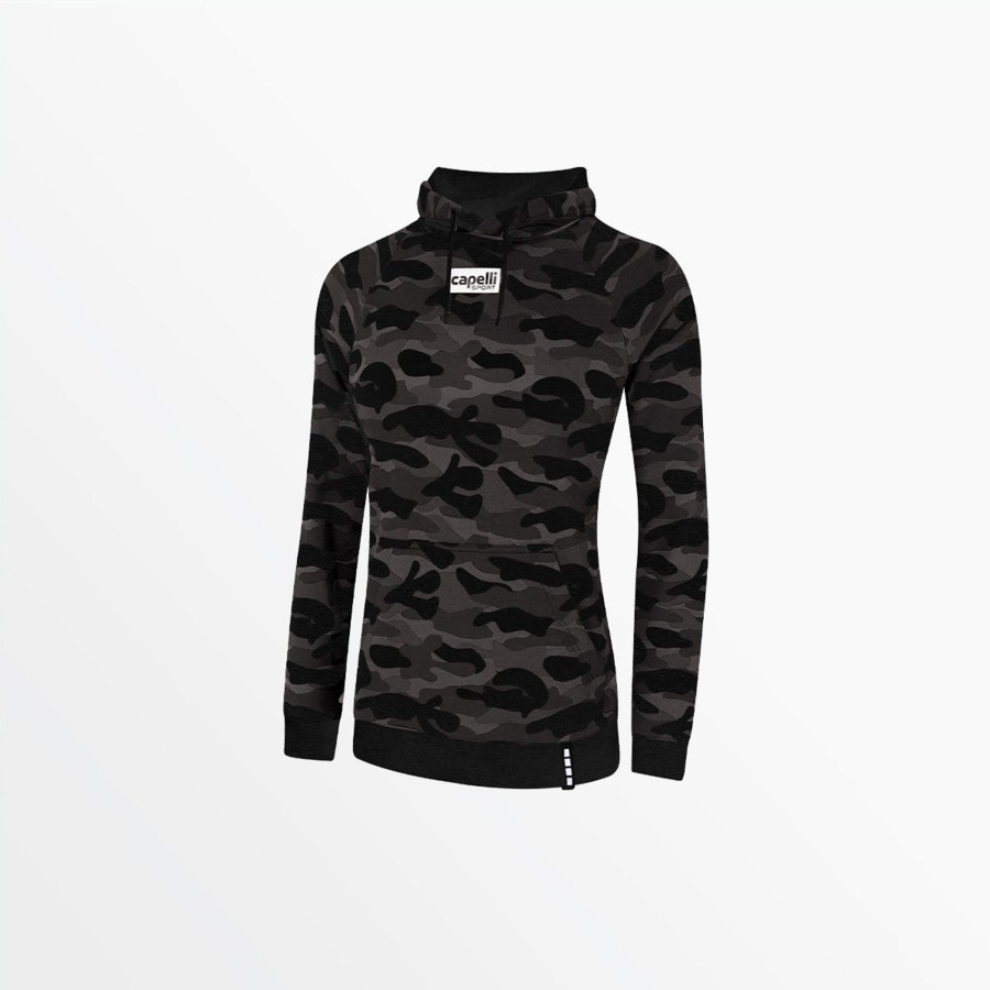 Frauen Capelli Sport | Damen-Hoodie Mit French-Terry-Camouflage-Print