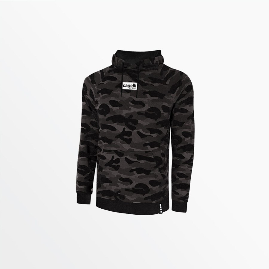 Manner Capelli Sport | Herren-Hoodie Mit French-Terry-Camouflage-Print