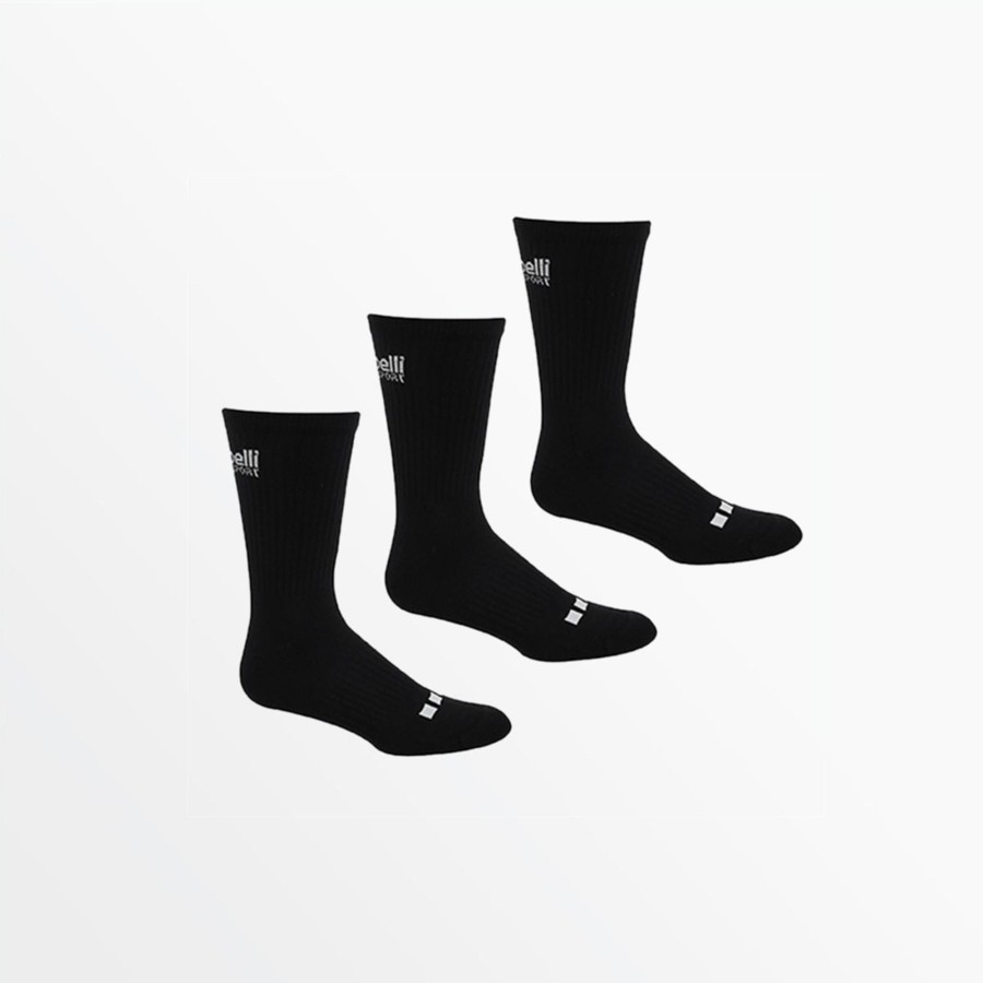 Manner Capelli Sport | Basics Cs-Cool Gepolsterte Crew-Socken