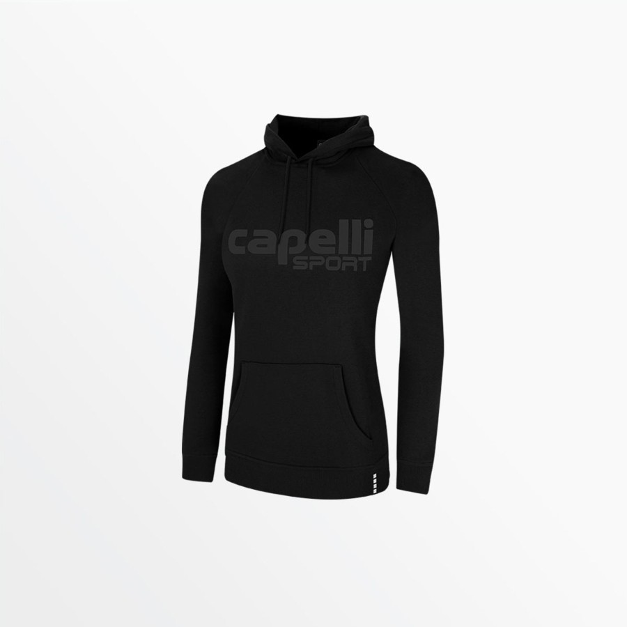 Frauen Capelli Sport | Raglan-Pullover-Hoodie Aus Fleece Mit Logo Fur Damen