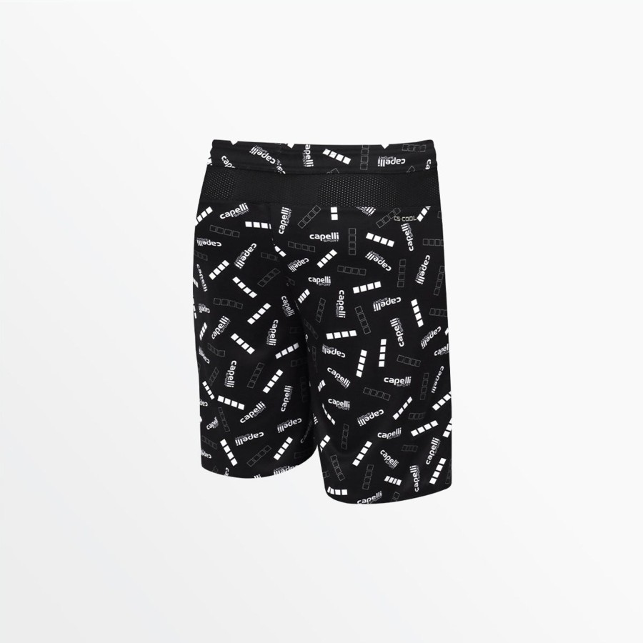 Manner Capelli Sport | Herren-Trainingsshorts Mit Signature-Print