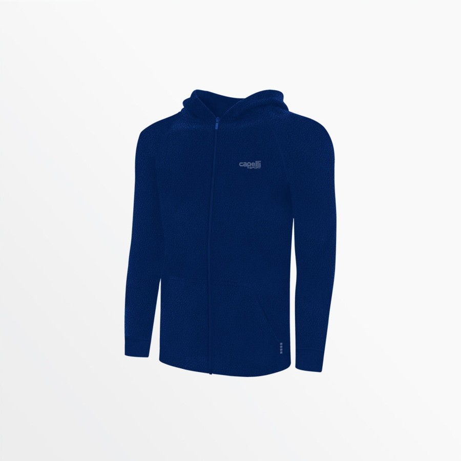 Jugend Capelli Sport | Jugend-Sherpa-Kapuzenpullover Mit Reisverschluss