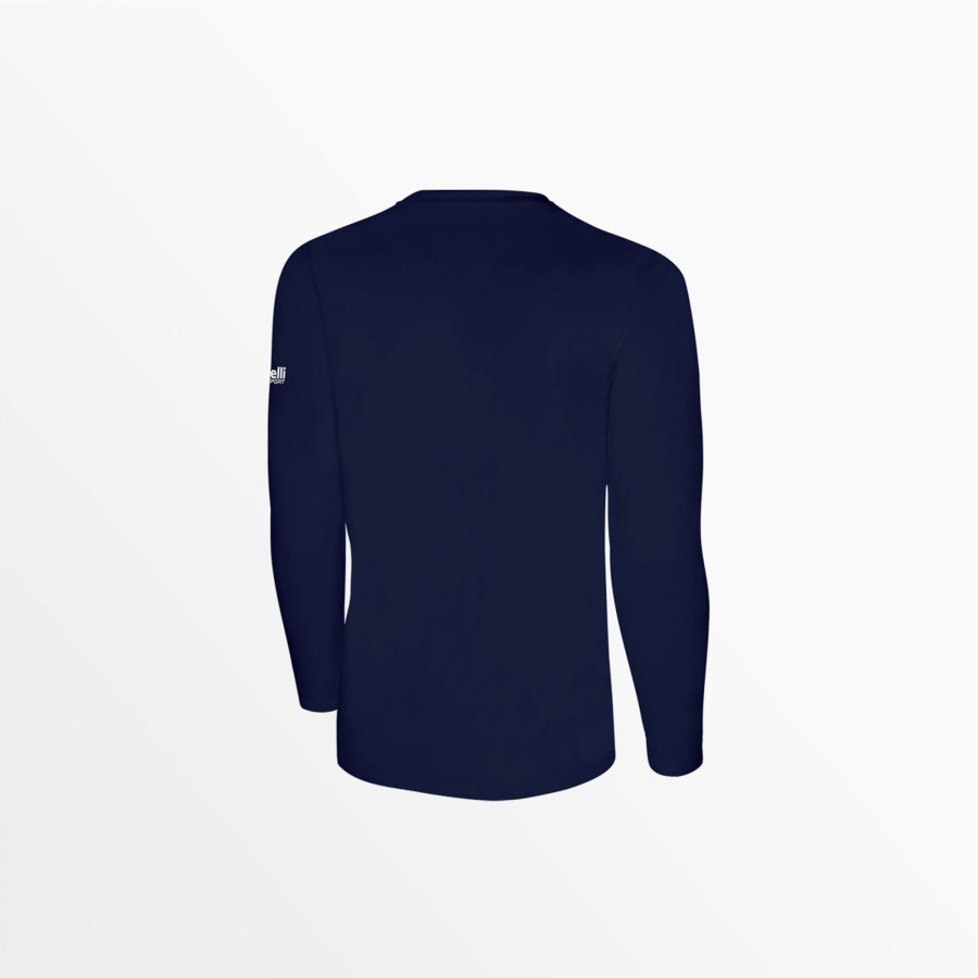 Manner Capelli Sport | Herren Basics Langarm-Baumwoll-T-Shirt