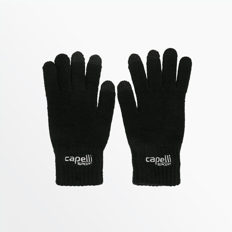 Zubehor Und Ausrustung Capelli Sport | Marken-Strickhandschuh Fur Erwachsene Mit 3-Finger-Touch