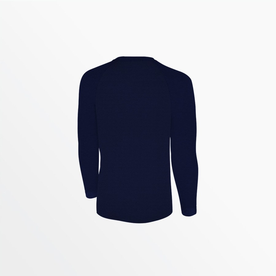 Manner Capelli Sport | Herren Basics Ii Langarm-Trainingstrikot Navy