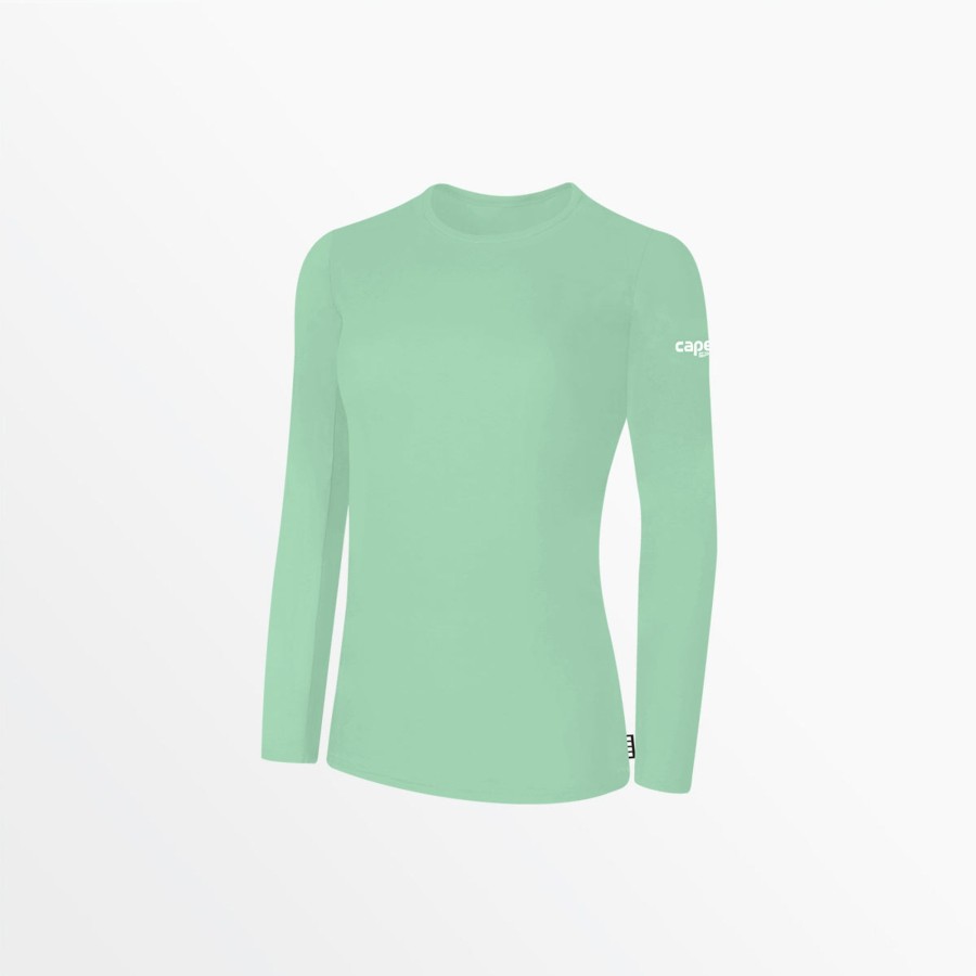 Frauen Capelli Sport | Damen Basics Langarm-Baumwoll-T-Shirt