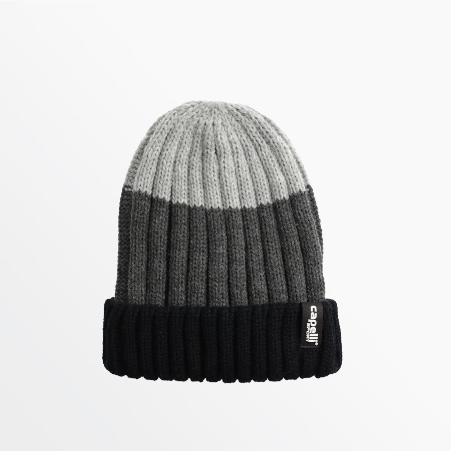 Frauen Capelli Sport | Gerippte Beanie Mit Farbblockbundchen Fur Erwachsene