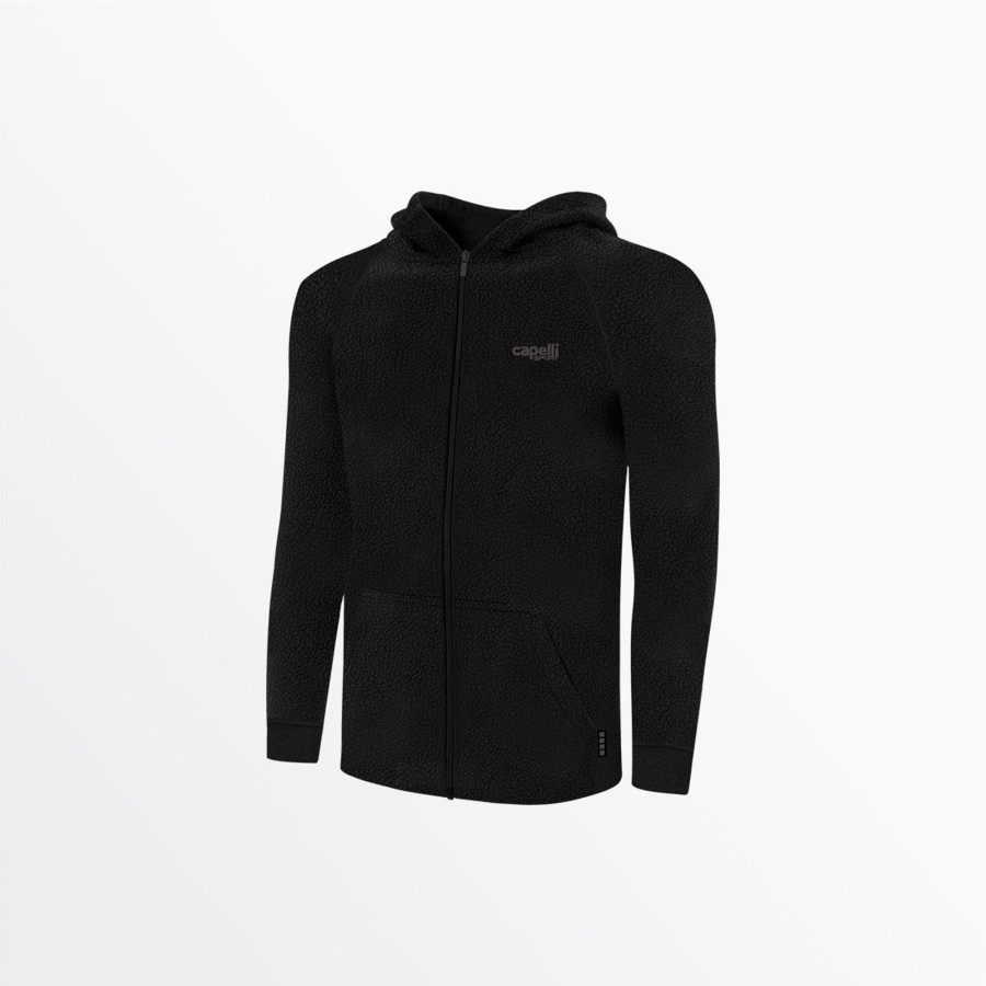 Jugend Capelli Sport | Jugend-Sherpa-Kapuzenpullover Mit Reisverschluss