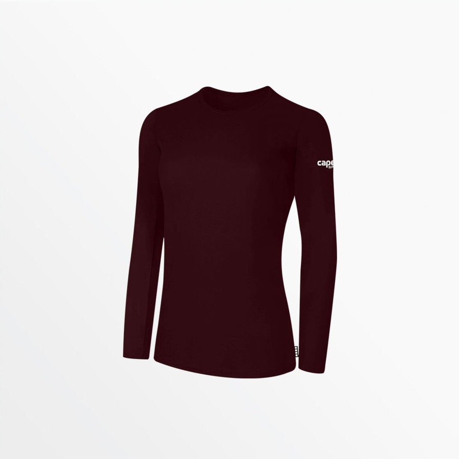 Frauen Capelli Sport | Damen Basics Langarm-Baumwoll-T-Shirt