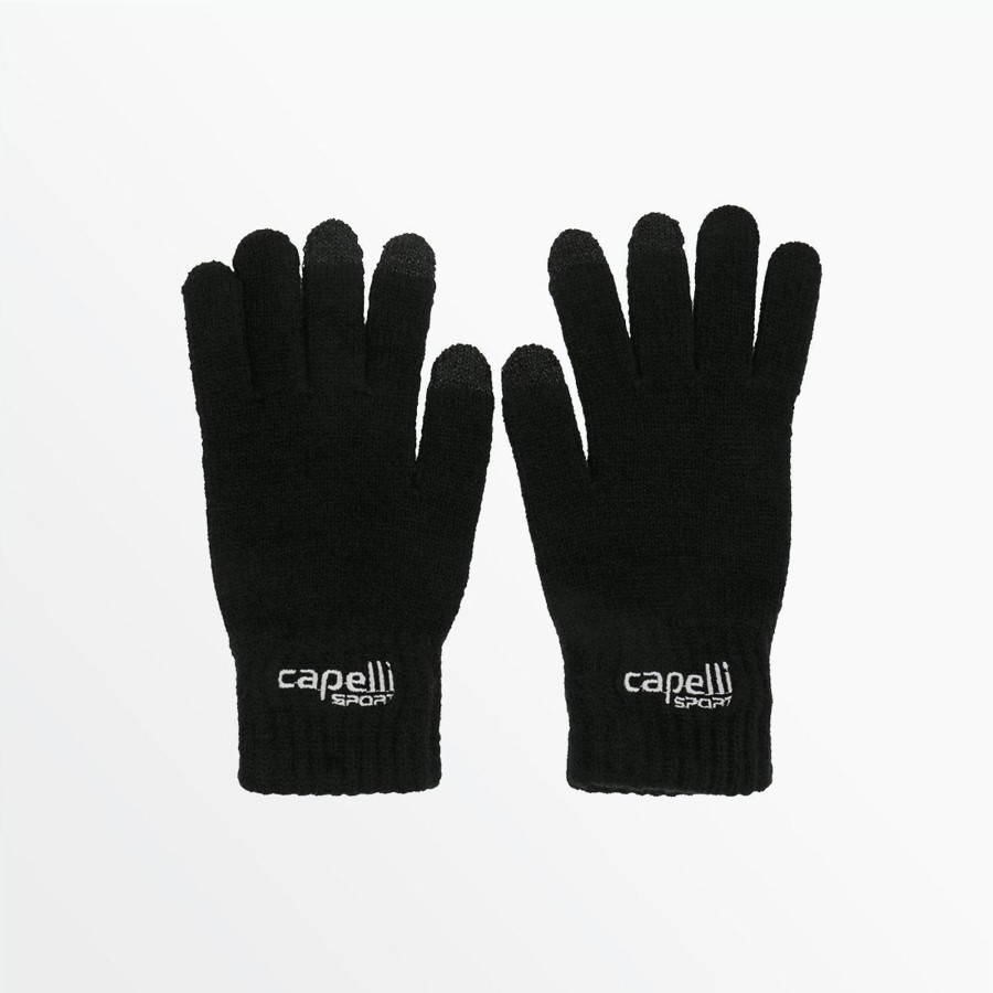 Manner Capelli Sport | Marken-Strickhandschuh Fur Erwachsene Mit 3-Finger-Touch