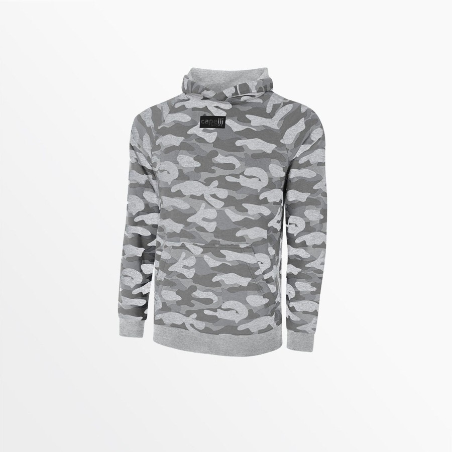 Jugend Capelli Sport | Pullover-Hoodie Mit French-Terry-Camo-Print Fur Jugendliche