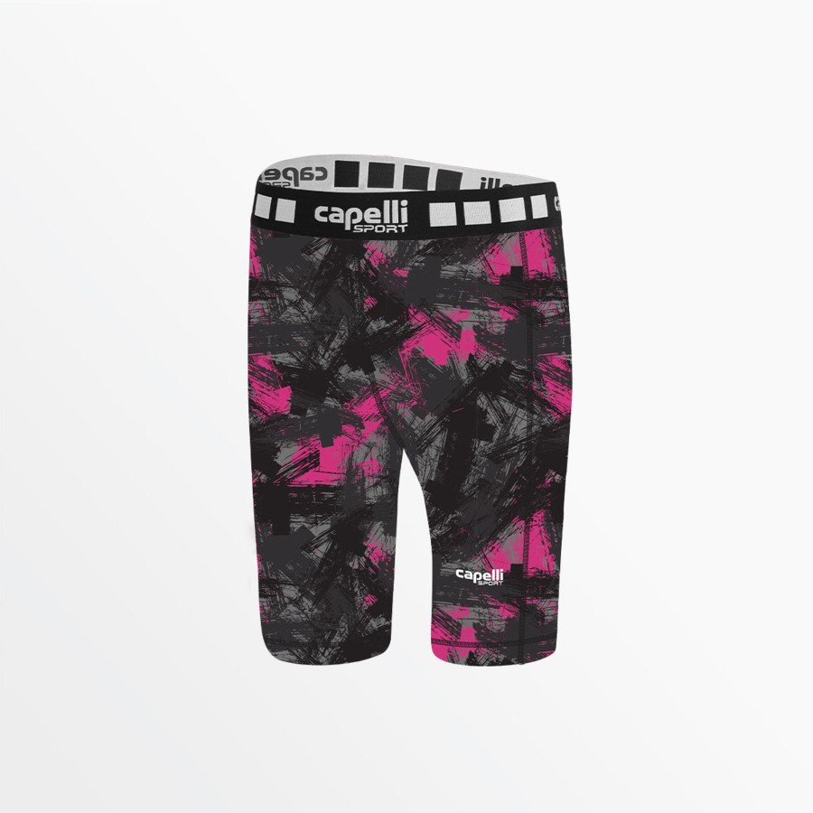 Jugend Capelli Sport | 3/4-Bikershorts Mit Camo-Strichmuster Fur Madchen