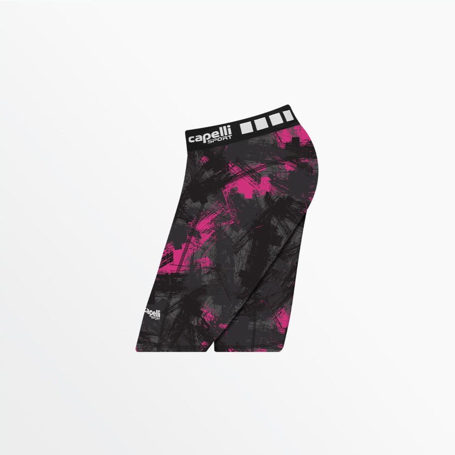 Jugend Capelli Sport | 3/4-Bikershorts Mit Camo-Strichmuster Fur Madchen