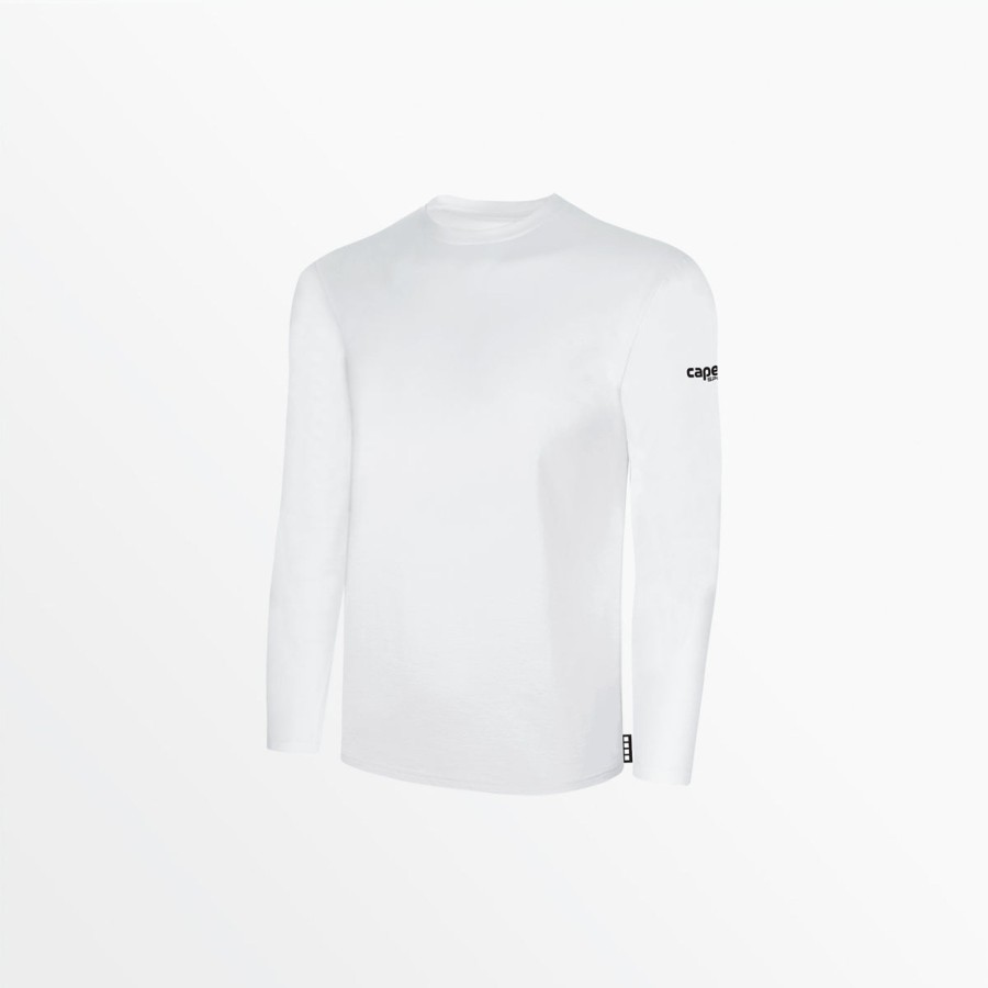 Manner Capelli Sport | Herren Basics Langarm-Baumwoll-T-Shirt