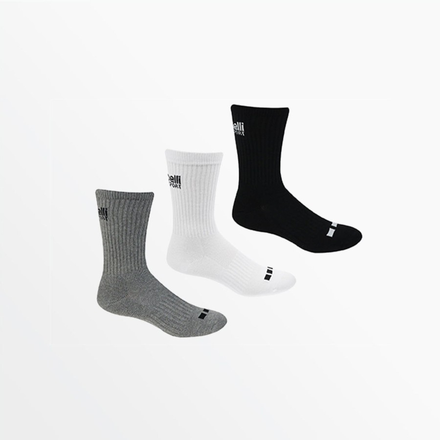 Frauen Capelli Sport | Basics Cs-Cool Gepolsterte Crew-Socken