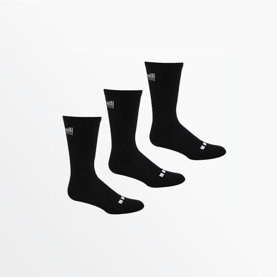 Frauen Capelli Sport | Basics Cs-Cool Gepolsterte Crew-Socken