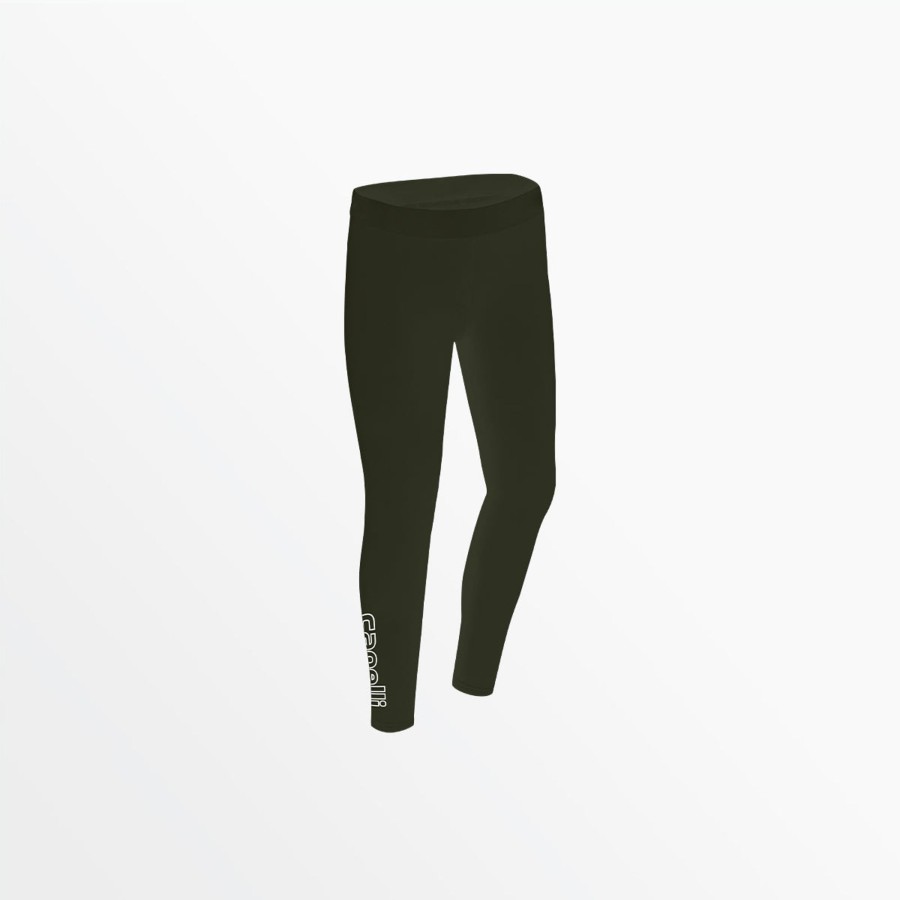 Frauen Capelli Sport | Damen-Leggings Aus Baumwolle Mit Mittelhohem Logo Und Logo