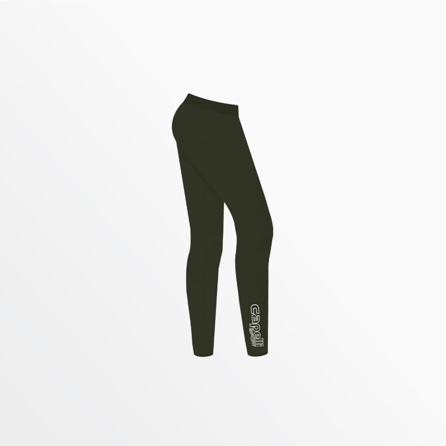 Frauen Capelli Sport | Damen-Leggings Aus Baumwolle Mit Mittelhohem Logo Und Logo