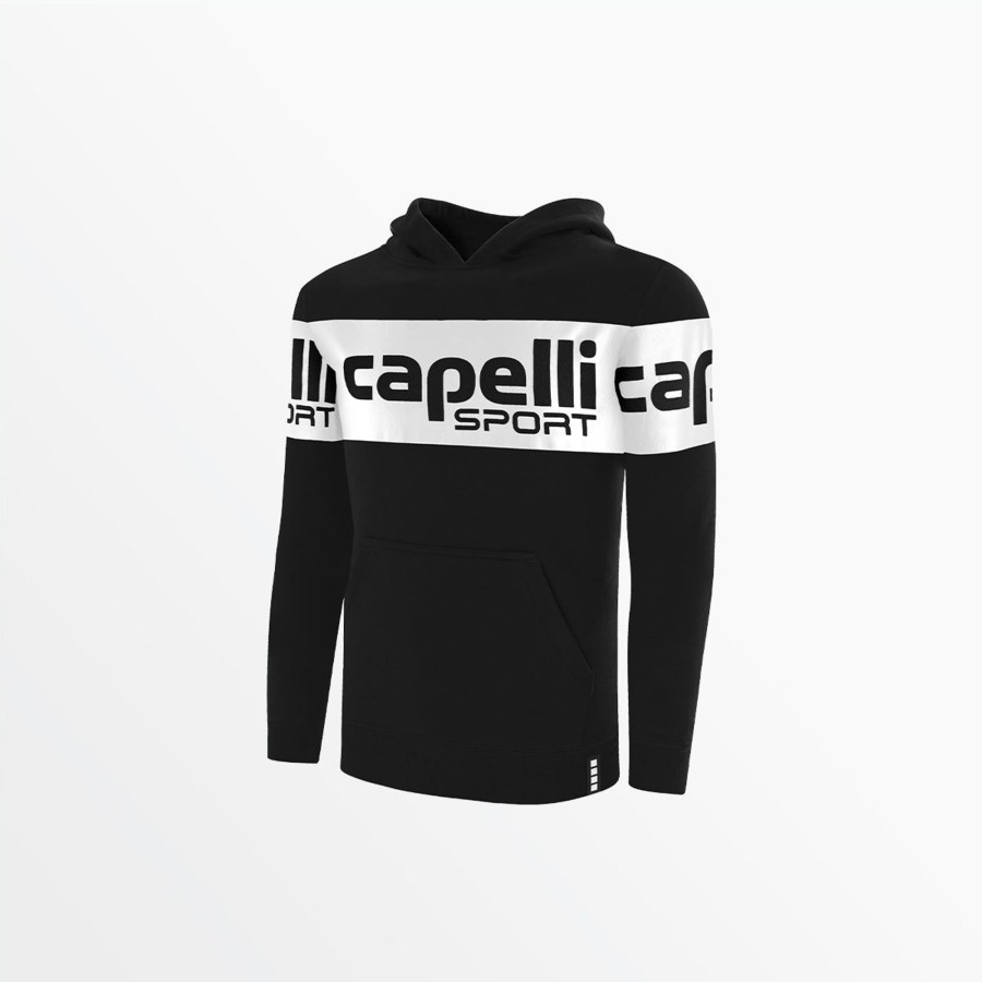 Jugend Capelli Sport | Kapuzenpullover Aus Fleece Mit Logo-Streifen Fur Jugendliche