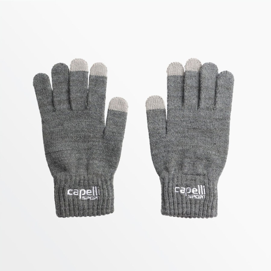 Zubehor Und Ausrustung Capelli Sport | Jugend-Strickhandschuh Mit 3-Finger-Touch