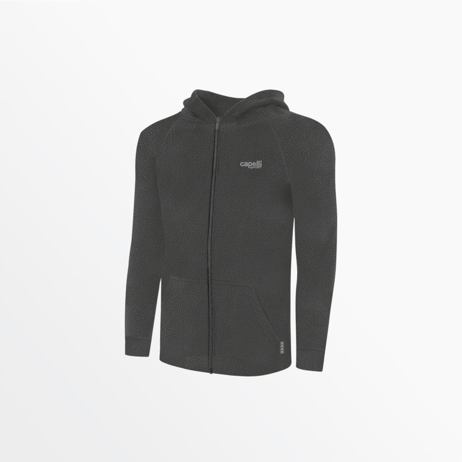 Jugend Capelli Sport | Jugend-Sherpa-Kapuzenpullover Mit Reisverschluss